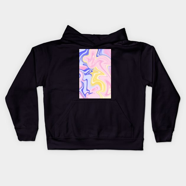 New colorful  geometric abstract Kids Hoodie by yassinebd